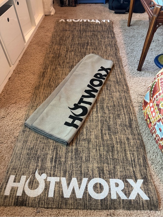 Hotworx Other - HOTWORX Gray Exercise Mat with Logo